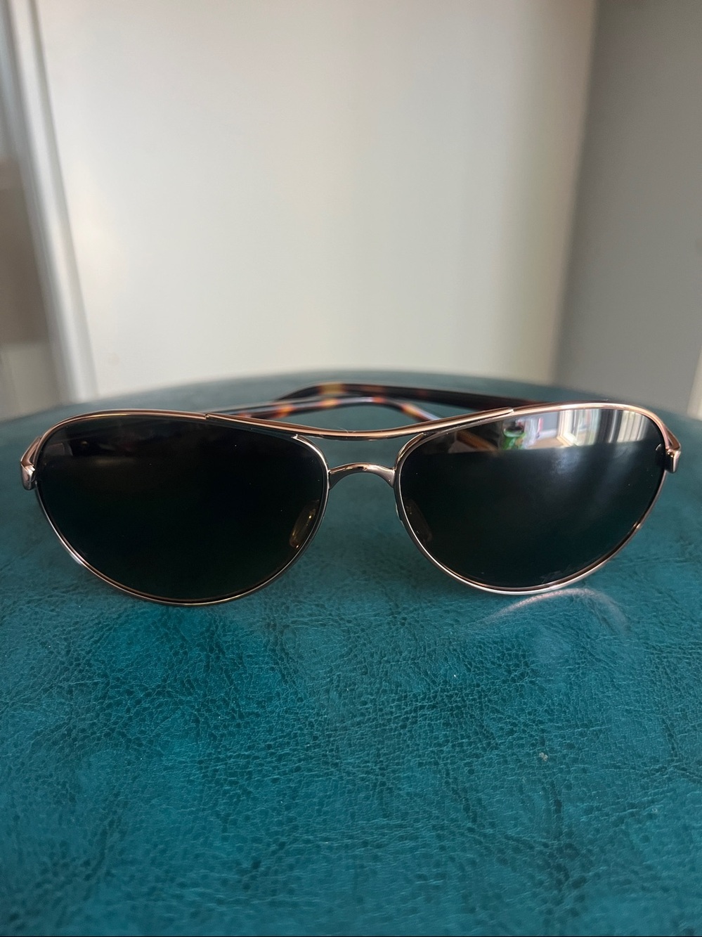 Oakley Feedback Rose Gold Aviator Sunglasses - Picture 3 of 16